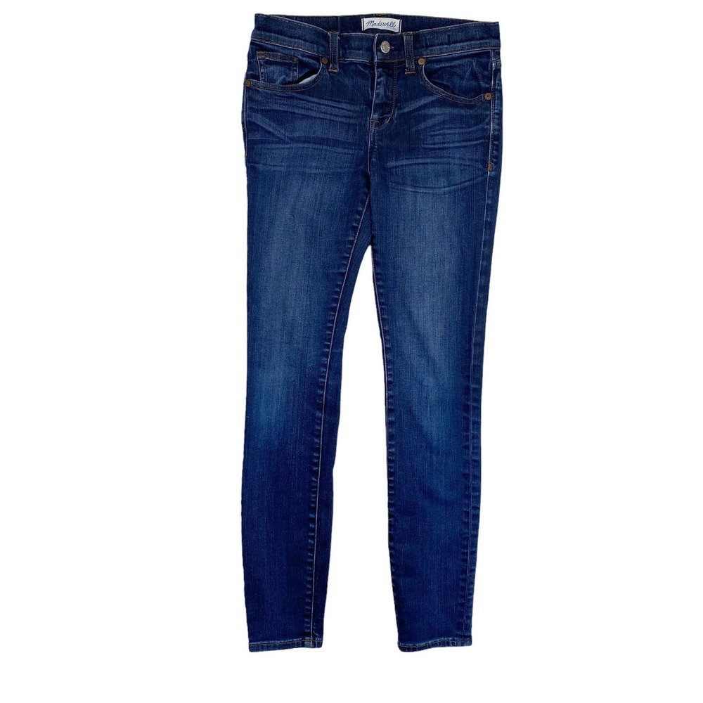 Madewell High Riser Skinny Skinny Jeans in Atlantic Wash-26x29